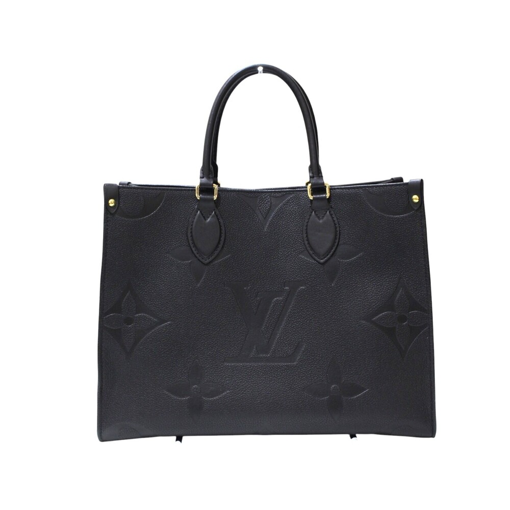 Louis Vuitton On the Go Empreinte Leather Noir OBSCUR Handbag Tote Bag Shoulder